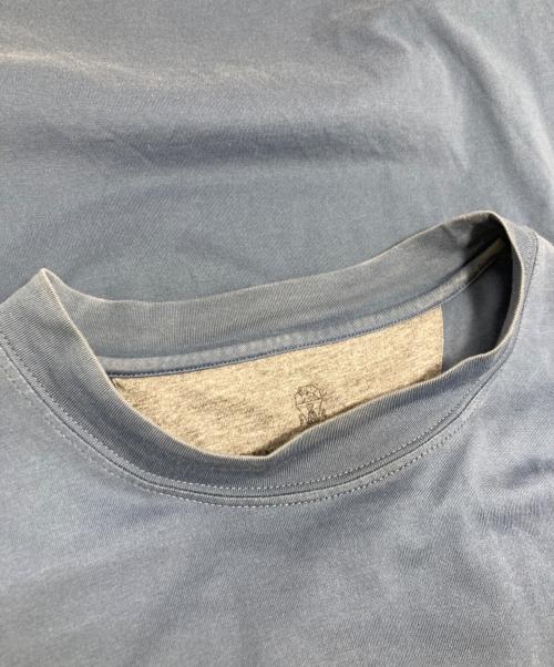 BRUNELLO CUCINELLI（ブルネロクチネリ）BRUNELLO CUCINELLI (ブルネロクチネリ) Tシャツ ブルー サイズ:48の古着・服飾アイテム