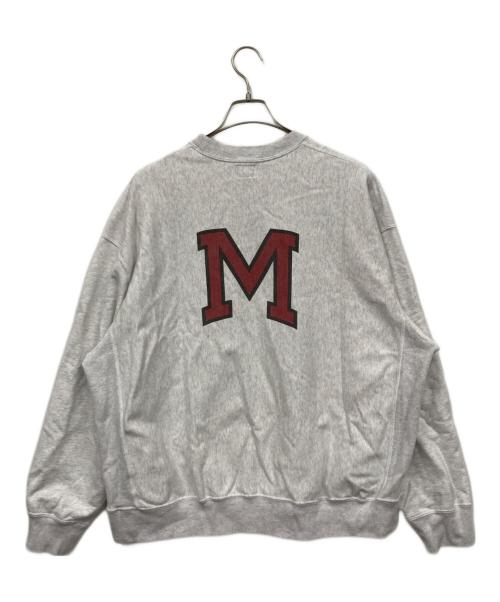 blurhms ROOTSTOCK（ブラームスルーツストック）blurhms ROOTSTOCK (ブラームスルーツストック) PRINT Sweat Crew-neck P/O Big グレー サイズ:3の古着・服飾アイテム