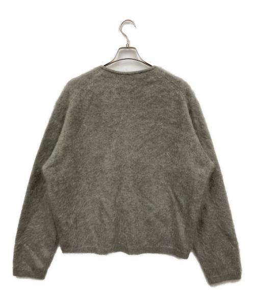 LIDnM（リドム）LIDNM (リドム) Cashmere Fur Cardigan グレー サイズ:L 未使用品の古着・服飾アイテム