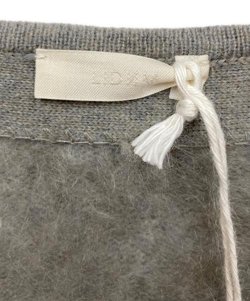 LIDnM（リドム）LIDNM (リドム) Cashmere Fur Cardigan グレー サイズ:L 未使用品の古着・服飾アイテム