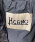 中古・古着 HERNO (ヘルノ) 切替半袖ダウンジャケット ブラック サイズ:42：20000円