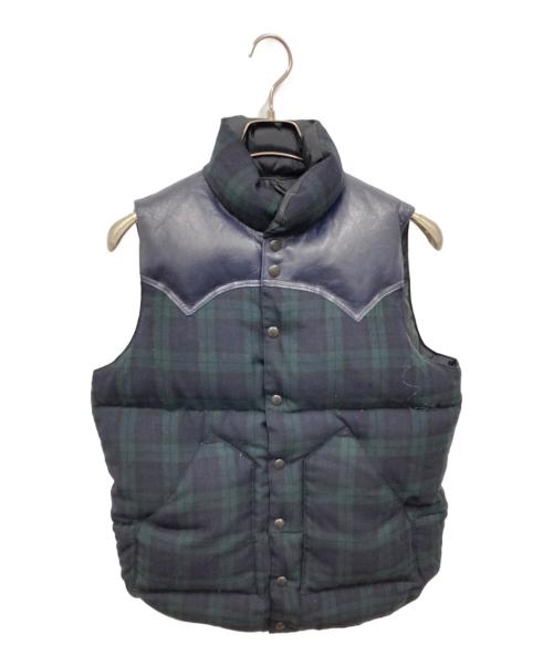 RockyMountainFeatherBed（ロッキーマウンテンフェザーベッド）RockyMountainFeatherBed (ロッキーマウンテンフェザーベッド) ダウンベスト グリーン サイズ:Mの古着・服飾アイテム