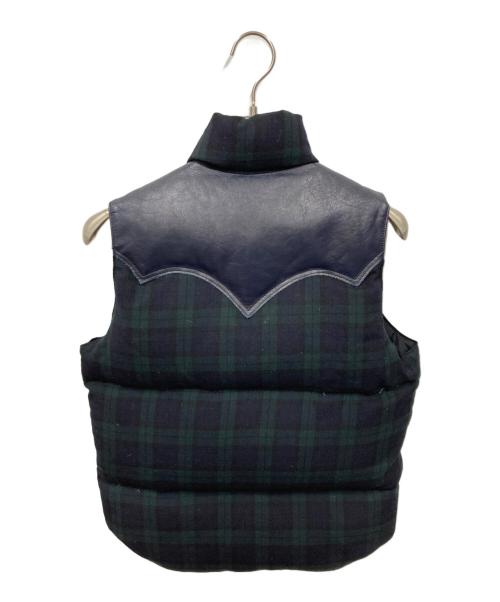 RockyMountainFeatherBed（ロッキーマウンテンフェザーベッド）RockyMountainFeatherBed (ロッキーマウンテンフェザーベッド) ダウンベスト グリーン サイズ:Mの古着・服飾アイテム