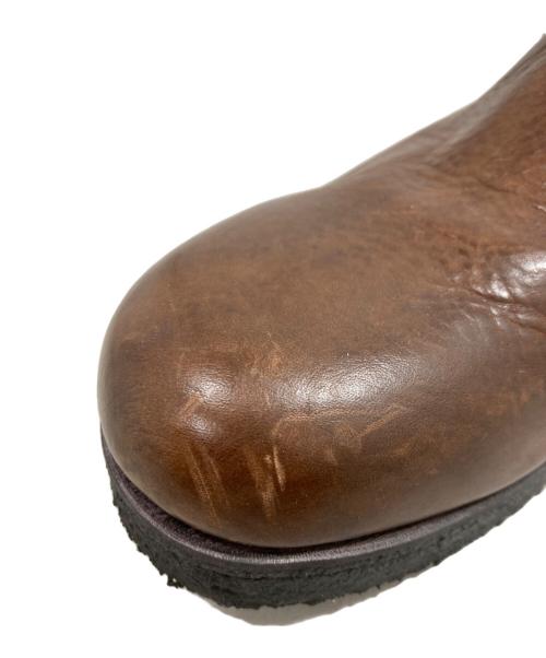 foot the coacher（フットザコーチャー）foot the coacher (フットザコーチャー) サイドゴアブーツ ブラウン サイズ:表記無しの古着・服飾アイテム