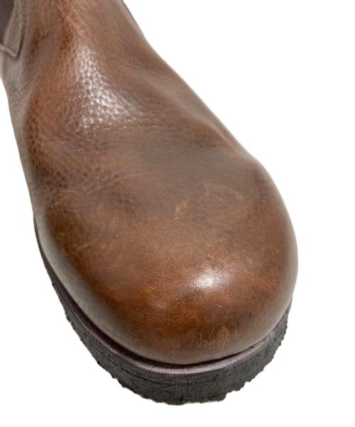 foot the coacher（フットザコーチャー）foot the coacher (フットザコーチャー) サイドゴアブーツ ブラウン サイズ:表記無しの古着・服飾アイテム