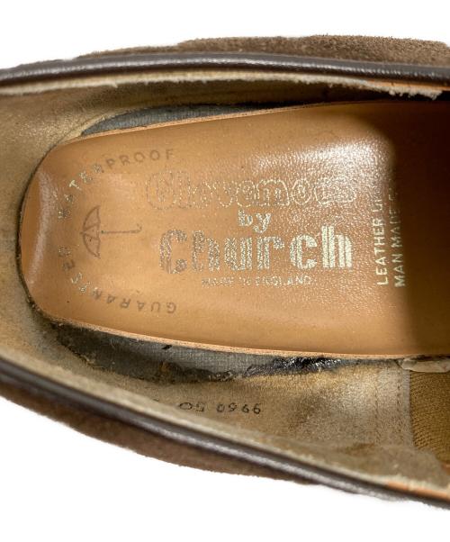 CHURCH（チャーチ）Church (チャーチ) スウェードシューズ ブラウン サイズ:8の古着・服飾アイテム