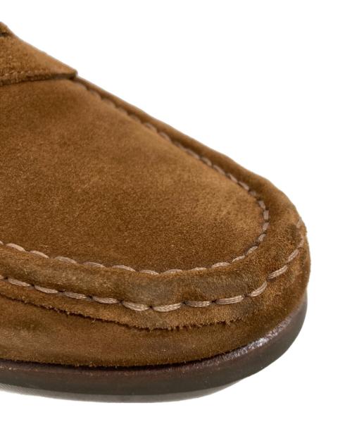 Salvatore Ferragamo（サルヴァトーレ フェラガモ）Salvatore Ferragamo (サルヴァトーレ フェラガモ) スウェードコインローファー ブラウン サイズ:8の古着・服飾アイテム