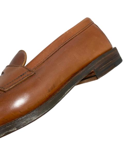 Alden（オールデン）ALDEN (オールデン) ウイスキーコードバンコインローファー ブラウン サイズ:8の古着・服飾アイテム