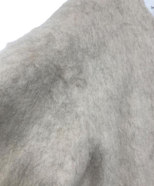 SHIPS any（シップスエニィ）SHIPS any (シップスエニィ) シャギー ノーカラー コクーン コート ベージュ サイズ:表記無しの古着・服飾アイテム