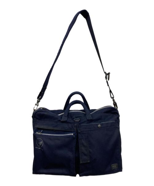 PORTER（ポーター）PORTER (ポーター) 2WAY BRIEFCASE ネイビーの古着・服飾アイテム