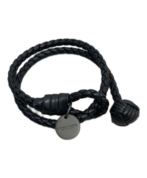 BOTTEGA VENETA（ボッテガベネタ）BOTTEGA VENETA (ボッテガベネタ) バングル ブラックの古着・服飾アイテム