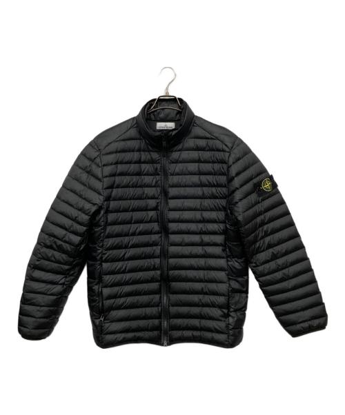 STONE ISLAND（ストーンアイランド）STONE ISLAND (ストーンアイランド) LOOM WOVEN CHAMBERS R-NYLON DOWN-TC, GARMENT DYED PACKABLE ブラック サイズ:Lの古着・服飾アイテム