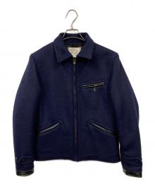 SUGAR CANE（シュガーケーン）の古着「30oz. WOOL MELTON SPORTS JACKET」｜ネイビー