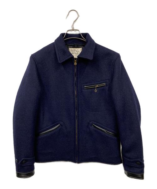 SUGAR CANE（シュガーケーン）SUGAR CANE (シュガーケーン) 30oz. WOOL MELTON SPORTS JACKET ネイビー サイズ:38の古着・服飾アイテム