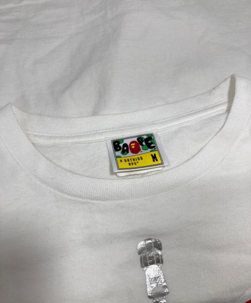 A BATHING APE（アベイシングエイプ）A BATHING APE (ア ベイシング エイプ) Tシャツ ホワイト サイズ:Mの古着・服飾アイテム