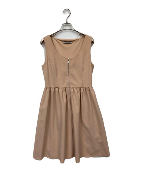 FOXEY（フォクシー）FOXEY (フォクシー) ワンピース ベージュ サイズ:40の古着・服飾アイテム