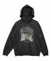 GANNI（ガニー）の古着「Isoli Oversize Animals Crop Hoodie」｜グレー