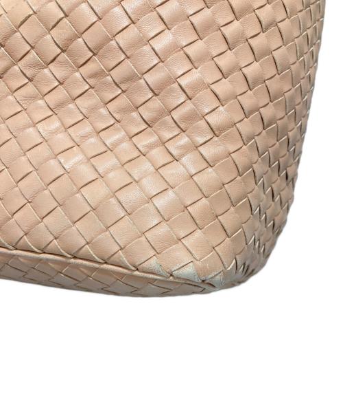 BOTTEGA VENETA（ボッテガベネタ）BOTTEGA VENETA (ボッテガベネタ) イントレチャートワンショルダーバッグ ピンクの古着・服飾アイテム