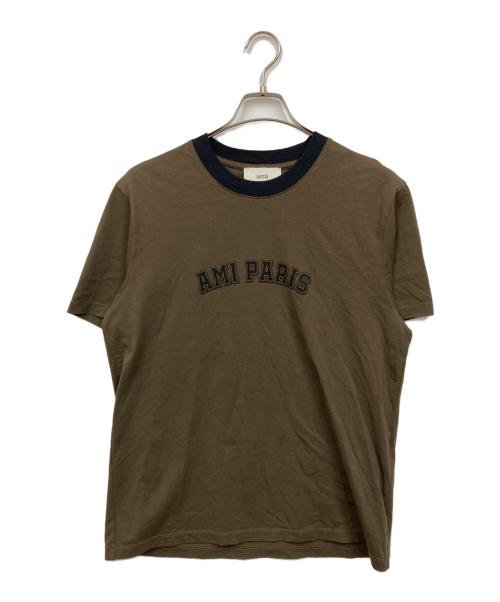 AMI Alexandre Mattiussi（アミアレクサンドルマテュッシ）AMI Alexandre Mattiussi (アミアレクサンドルマテュッシ) Tシャツ ブラウン サイズ:Mの古着・服飾アイテム