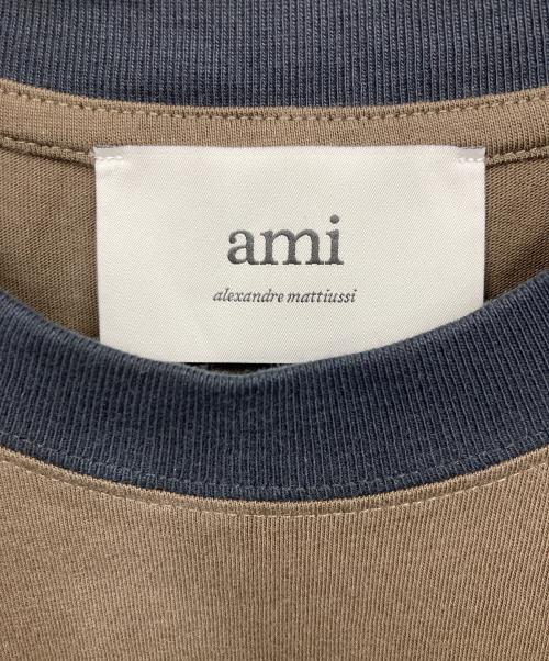 AMI Alexandre Mattiussi（アミアレクサンドルマテュッシ）AMI Alexandre Mattiussi (アミアレクサンドルマテュッシ) Tシャツ ブラウン サイズ:Mの古着・服飾アイテム