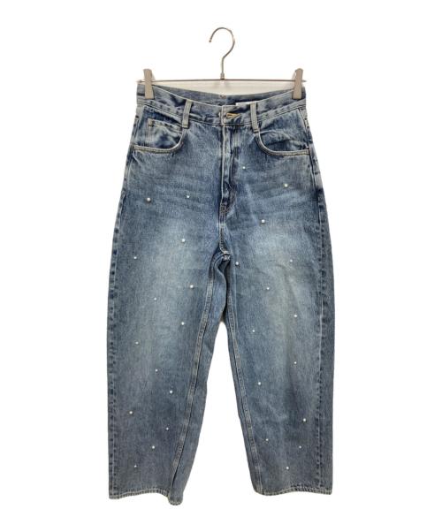 DOUBLE STANDARD CLOTHING（ダブルスタンダードクロージング）DOUBLE STANDARD CLOTHING (ダブルスタンダードクロージング) パールデニムパンツ インディゴ サイズ:36の古着・服飾アイテム