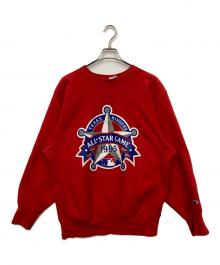 Champion REVERSE WEAVE（チャンピオン リバース ウィーブ）の古着「スウェット」｜レッド