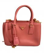 PRADAプラダ）の古着「ガレリア2WAYバッグ」｜ピンク