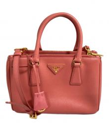 PRADA（プラダ）の古着「ガレリア2WAYバッグ」｜ピンク