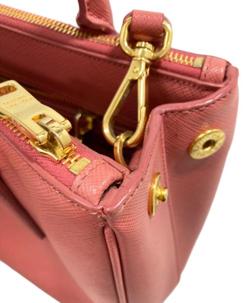 PRADA（プラダ）PRADA (プラダ) ガレリア2WAYバッグ ピンクの古着・服飾アイテム
