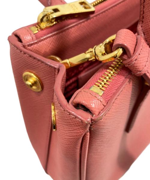 PRADA（プラダ）PRADA (プラダ) ガレリア2WAYバッグ ピンクの古着・服飾アイテム