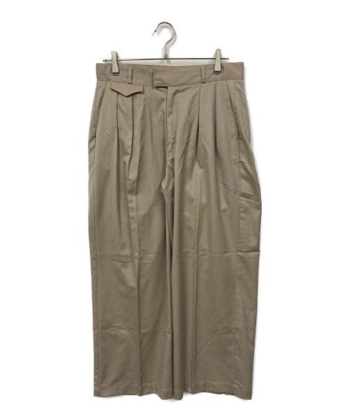 Toironier（トワロニエ）Toironier (トワロニエ) スラックス ベージュ サイズ:Fの古着・服飾アイテム