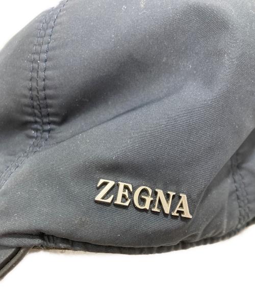 ZEGNA ZEPHYR（ゼニアゼファー）ZEGNA ZEPHYR (ゼニアゼファー) キャップ ブラック サイズ:Mの古着・服飾アイテム