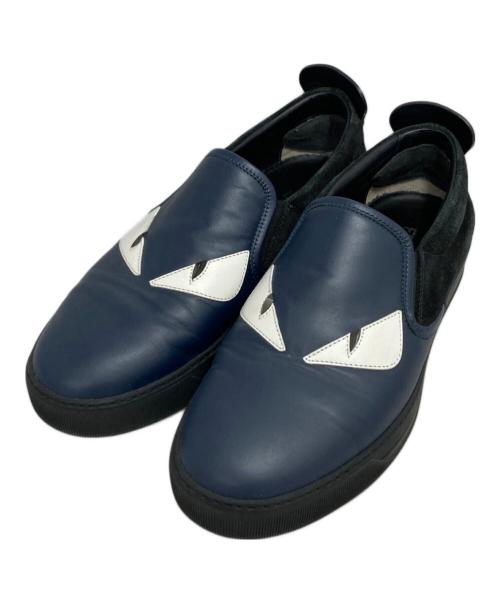 FENDI（フェンディ）FENDI (フェンディ) ローカットスニーカー ブラック サイズ:5の古着・服飾アイテム