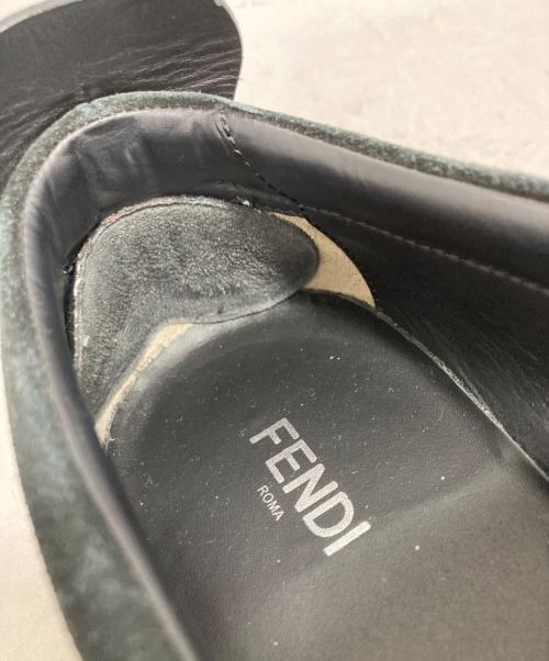 FENDI（フェンディ）FENDI (フェンディ) ローカットスニーカー ブラック サイズ:5の古着・服飾アイテム