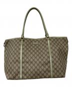 GUCCIグッチ）の古着「トートバッグ」｜ベージュ