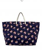GUCCIグッチ）の古着「パラソル柄 トートバッグ」｜ネイビー