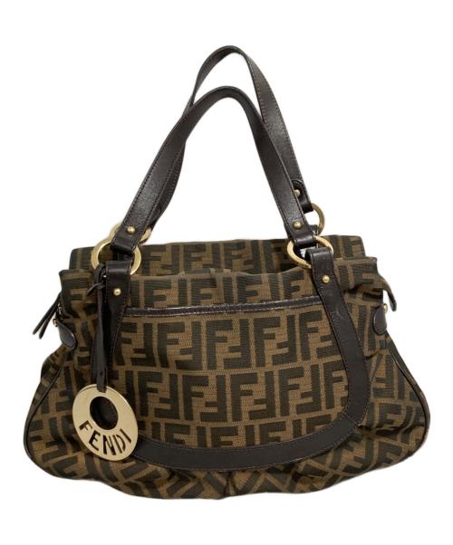 FENDI（フェンディ）FENDI (フェンディ) ハンドバッグ ブラウンの古着・服飾アイテム