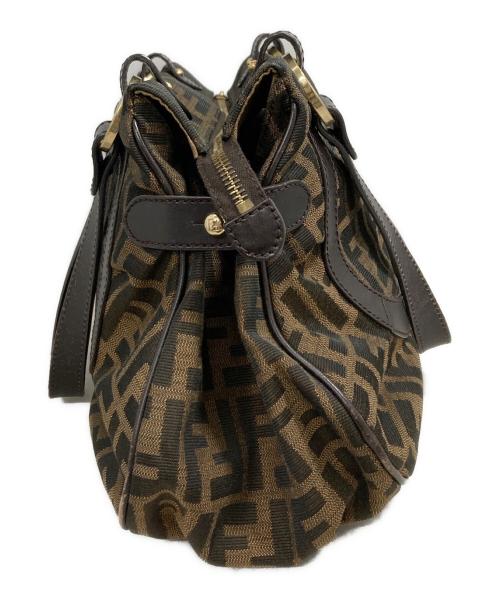 FENDI（フェンディ）FENDI (フェンディ) ハンドバッグ ブラウンの古着・服飾アイテム