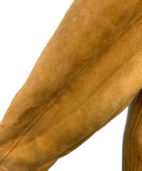 POINT（ポイント）POINT (ポイント) ムートンジャケット ブラウン サイズ:Lの古着・服飾アイテム