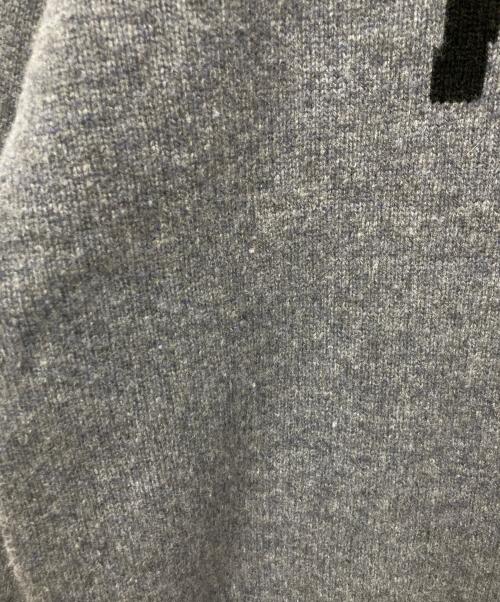 N!ce（ナイス）N!ce (ナイス) ニット グレー サイズ:Mの古着・服飾アイテム