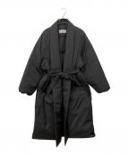Curensologyカレンソロジー）の古着「ショールカラーダウンコート」｜ブラック