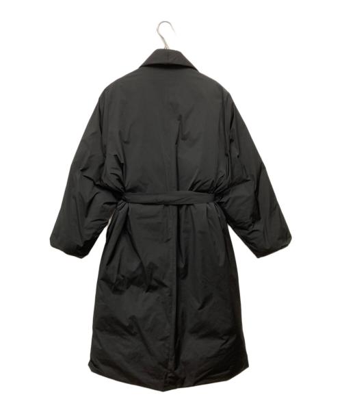 Curensology（カレンソロジー）Curensology (カレンソロジー) ショールカラーダウンコート ブラック サイズ:Fの古着・服飾アイテム