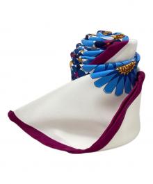 LOEWE（ロエベ）の古着「大判スカーフ」｜パープル