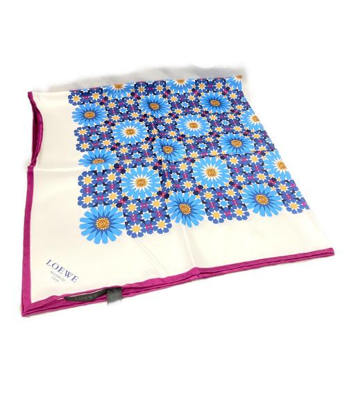 LOEWE（ロエベ）LOEWE (ロエベ) 大判スカーフ パープルの古着・服飾アイテム