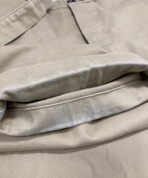 OFFICINE GENERALE（オフィシンジェネラル）OFFICINE GENERALE (オフィシンジェネラル) ベルト付きパンツ ベージュ サイズ:48の古着・服飾アイテム