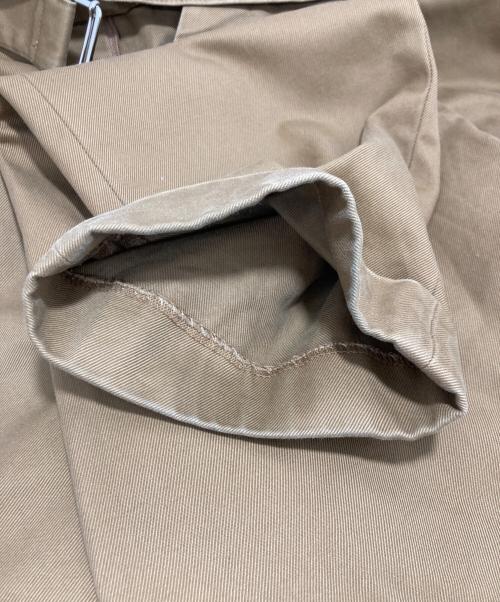 OFFICINE GENERALE（オフィシンジェネラル）OFFICINE GENERALE (オフィシンジェネラル) ベルト付きパンツ ブラウン サイズ:48の古着・服飾アイテム