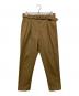 OFFICINE GENERALE（オフィシンジェネラル）の古着「ベルト付きパンツ」｜ブラウン