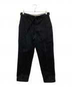 OFFICINE GENERALEオフィシンジェネラル）の古着「ベルト付きパンツ」｜ネイビー