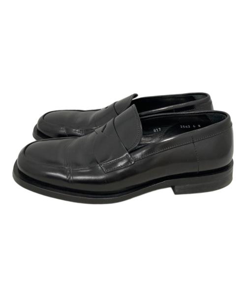 PRADA（プラダ）PRADA (プラダ) ローファー ブラック サイズ:6 1/2の古着・服飾アイテム
