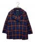 beautiful people（ビューティフルピープル）の古着「チェックPコート」｜レッド